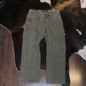 Wrangler Men's Olive Cargo Pants